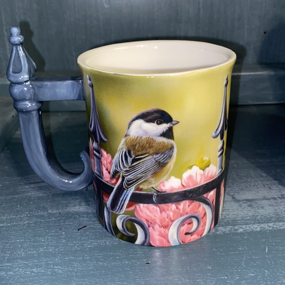Chickadee Sculpted Mugs Set by Rosemary Millette By Brand Wild - Picture 3 of 11